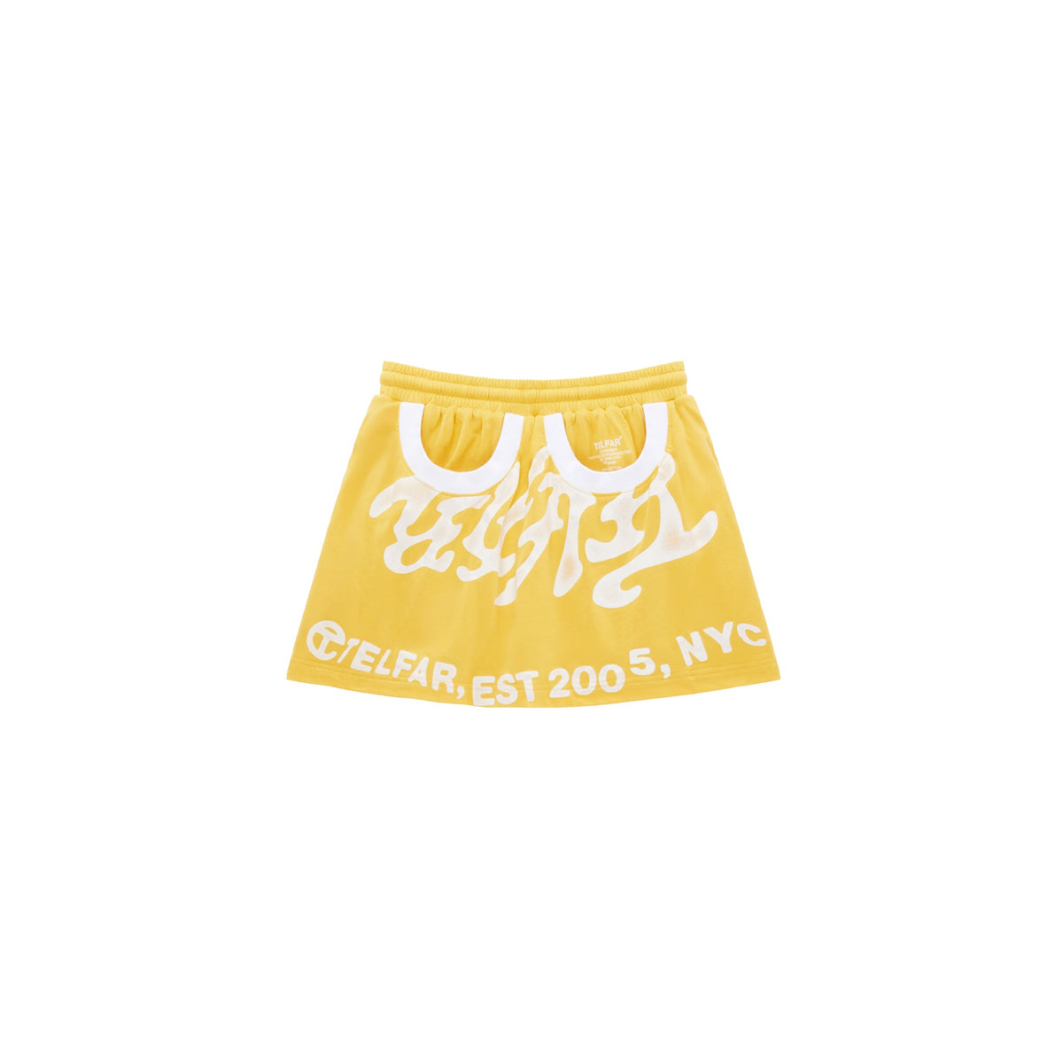 Ambigram T-Shirt Bomber Skirt - Yellow - Jackets & Outerwear