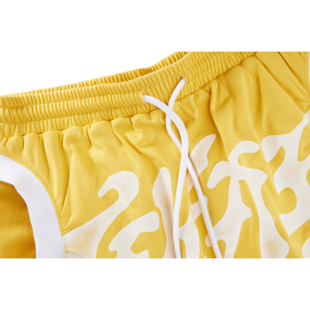 Ambigram T-Shirt Bomber Skirt - Yellow - Jackets & Outerwear