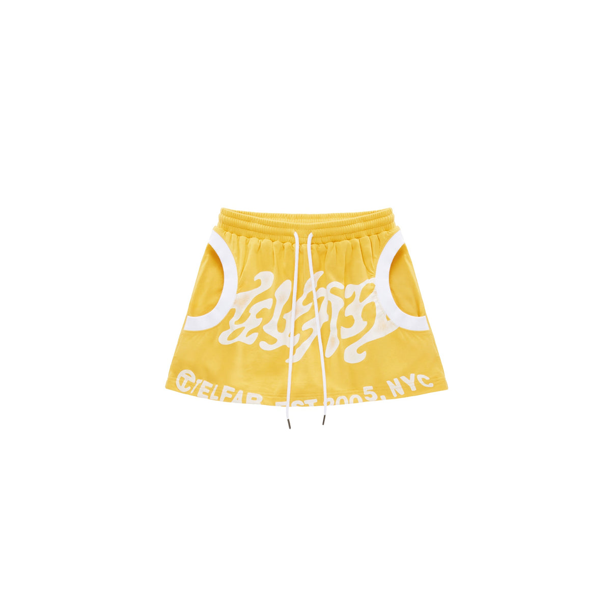 Ambigram T-Shirt Bomber Skirt - Yellow - Jackets & Outerwear