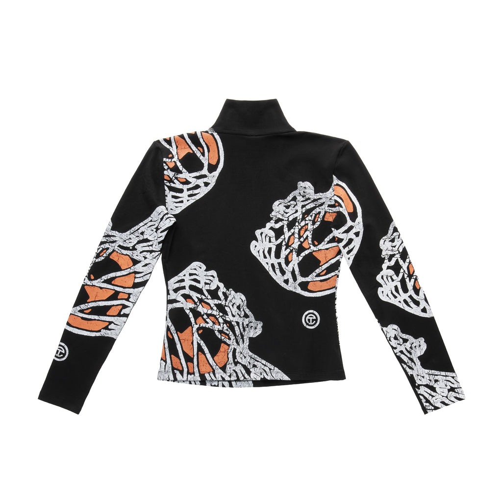 Basic Long Sleeve Mockneck - Black - Tops & T-Shirts