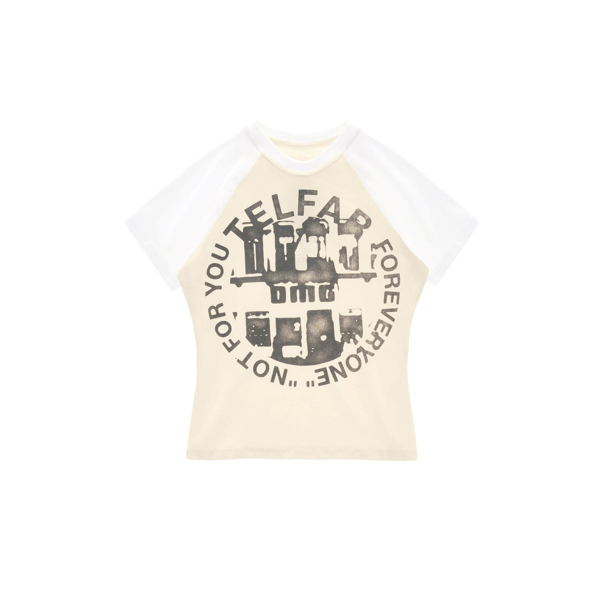 OMG Raglan T - Vanilla Bean - Tops & T-Shirts