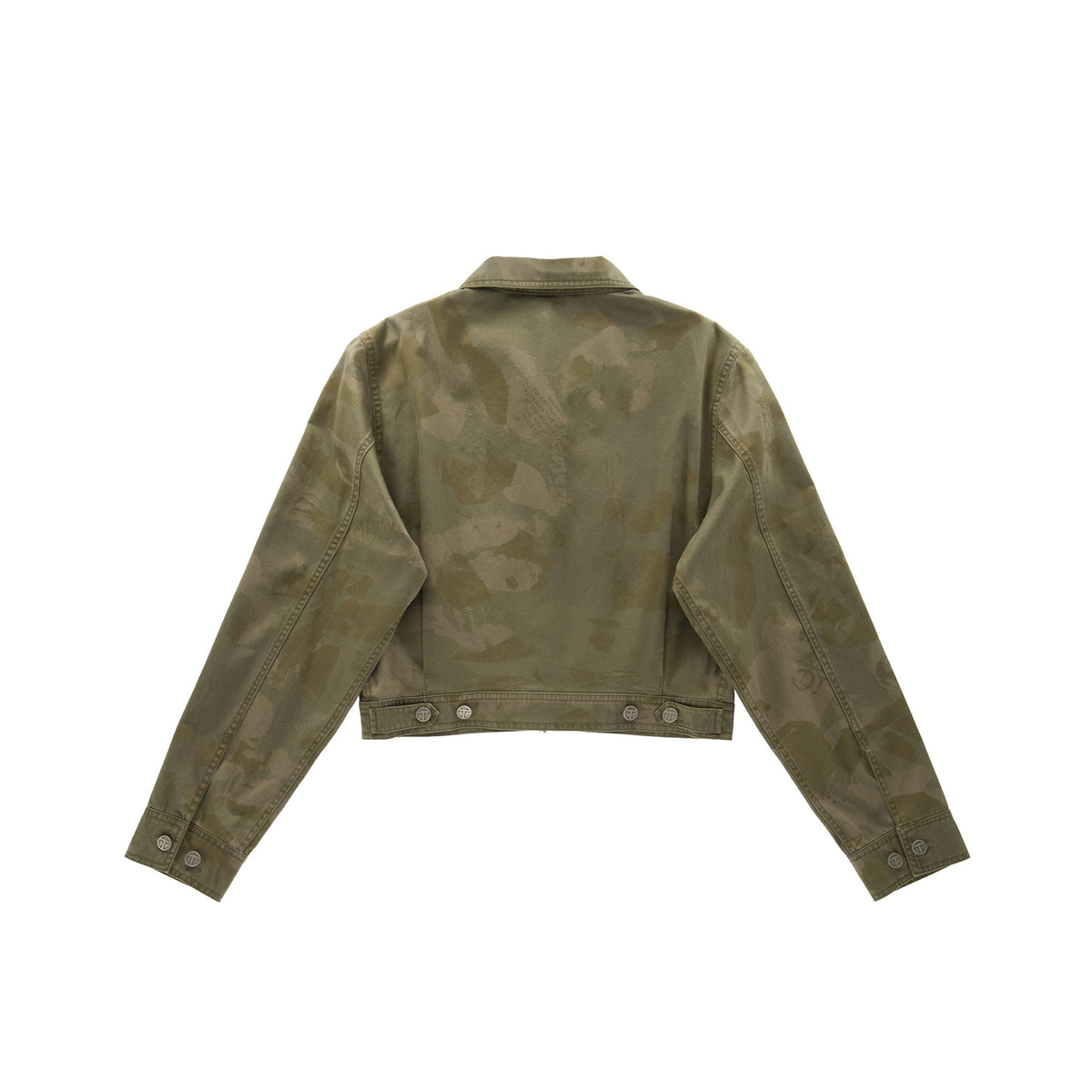 Camo Cropped Work Jacket - Jungle - Jackets & Outerwear