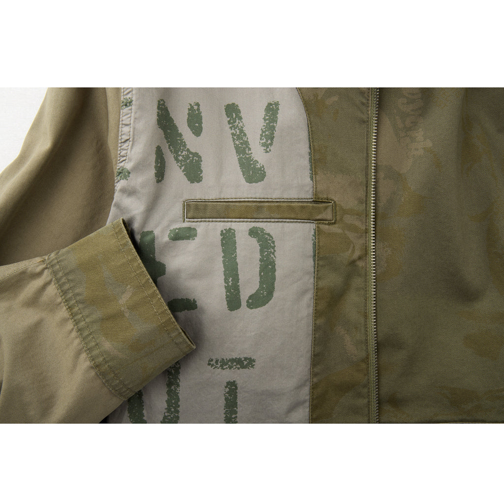 Camo Cropped Work Jacket - Jungle - Jackets & Outerwear