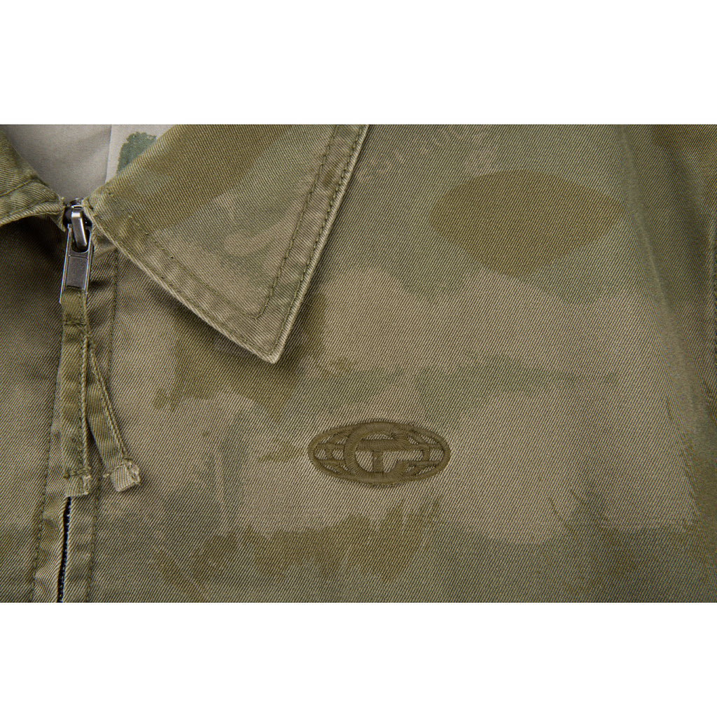 Camo Cropped Work Jacket - Jungle - Jackets & Outerwear