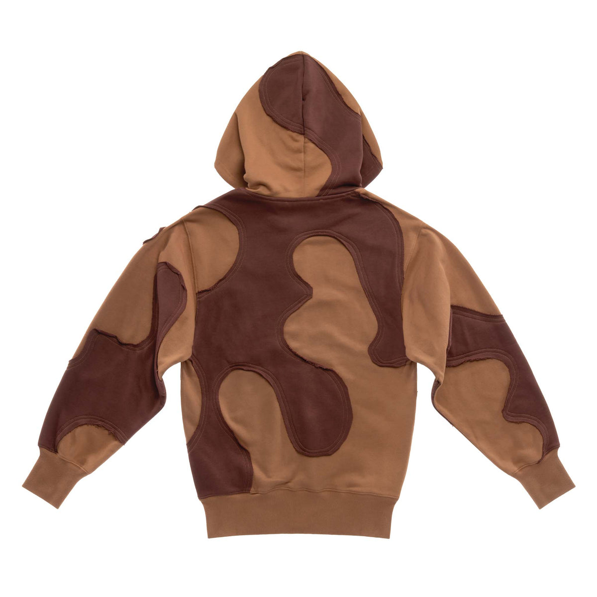 Camo Hoodie - Chocolate - Sweaters & Hoodies