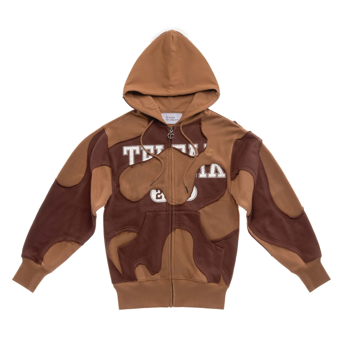 Camo Hoodie - Chocolate - Sweaters & Hoodies