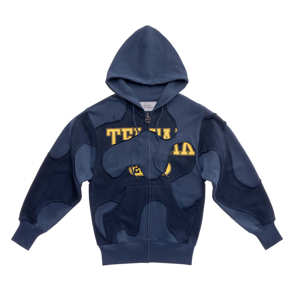 Camo Hoodie - Navy - Sweaters & Hoodies