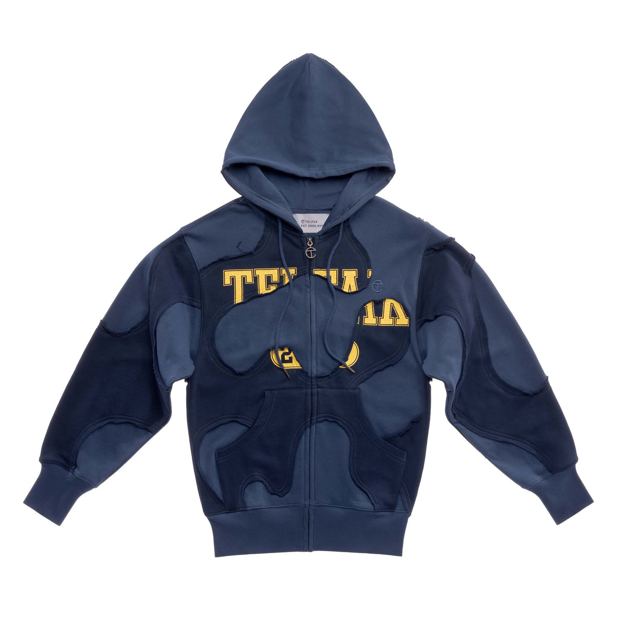 Camo Hoodie - Navy - Sweaters & Hoodies