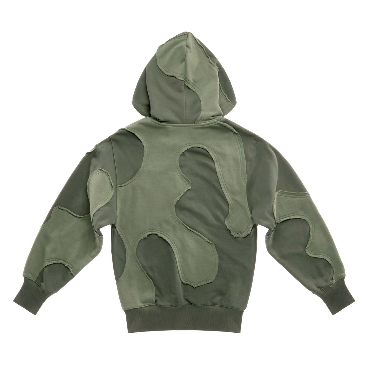 Camo Hoodie - Olive Drab - Sweaters & Hoodies