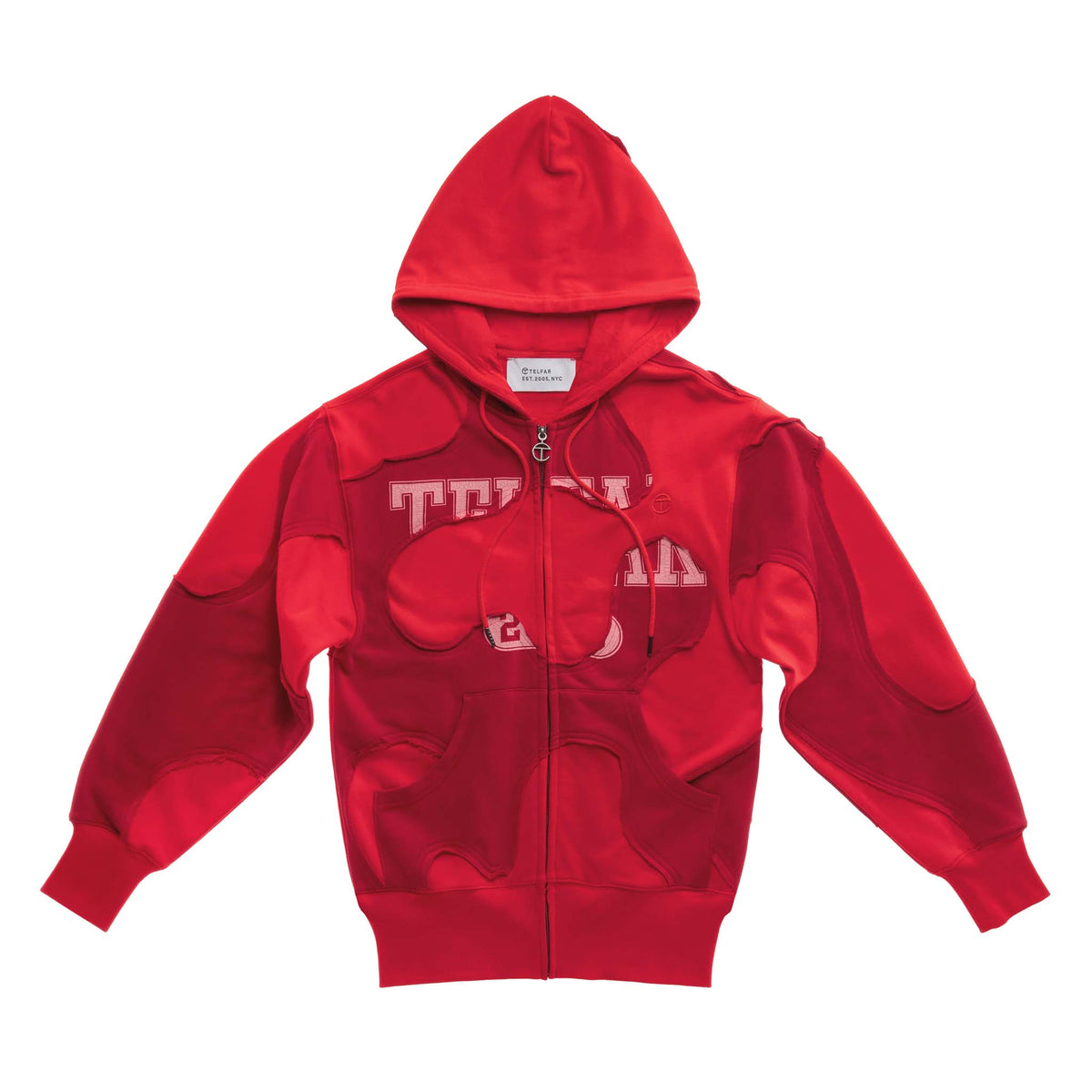 Camo Hoodie - Red - Sweaters & Hoodies