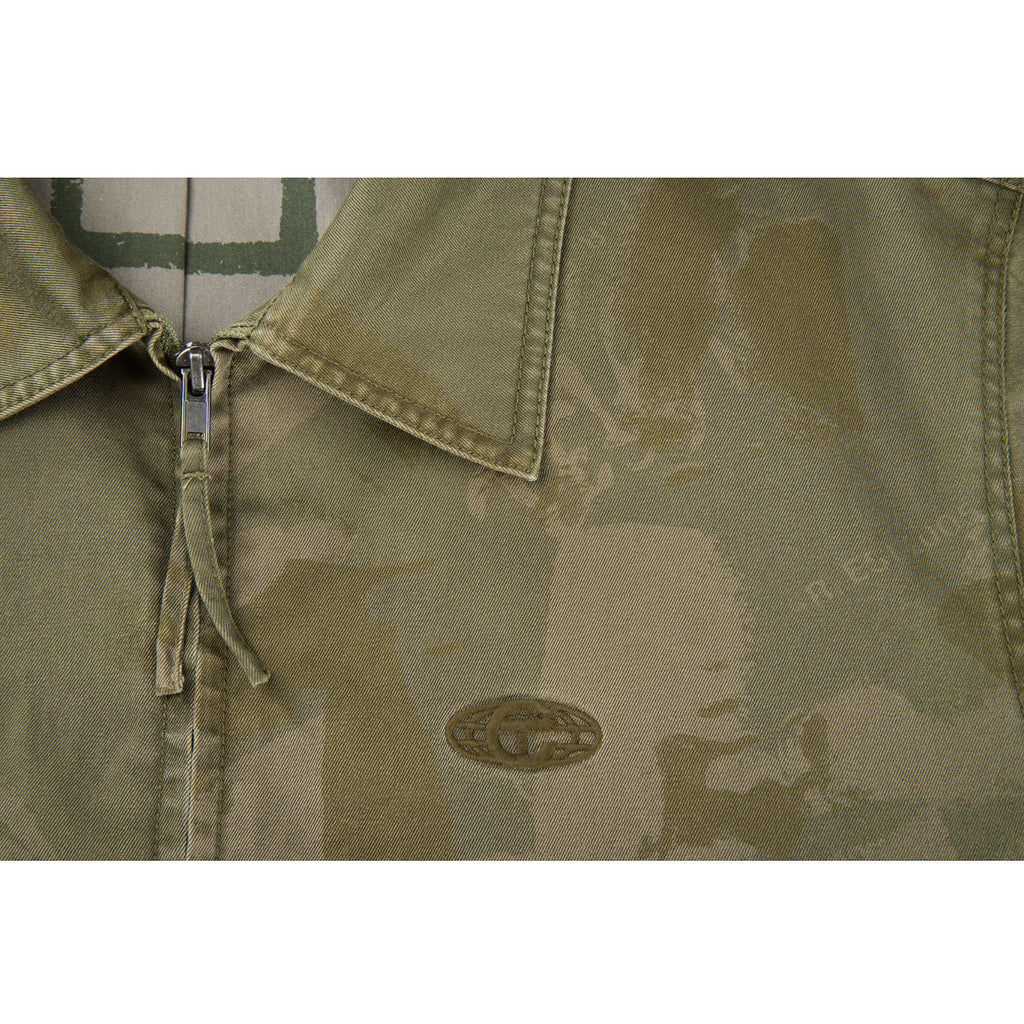 Camo Long Work Jacket - Jungle - Jackets & Outerwear