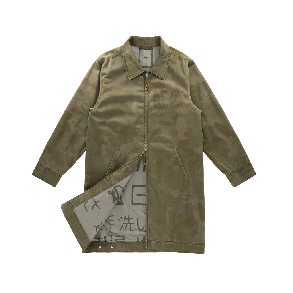 Camo Long Work Jacket - Jungle - Jackets & Outerwear