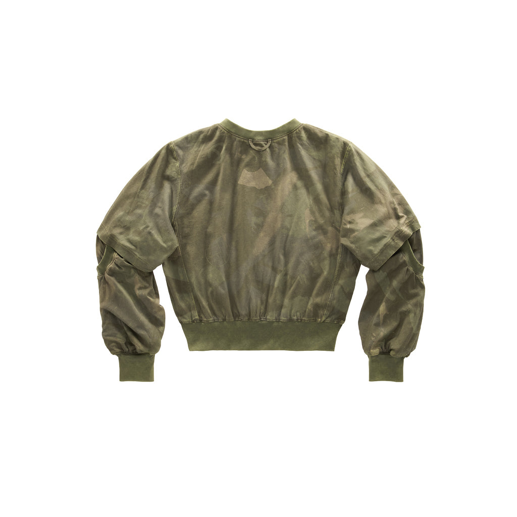 Camo T-Shirt Bomber Jacket - Jungle - Jackets & Outerwear