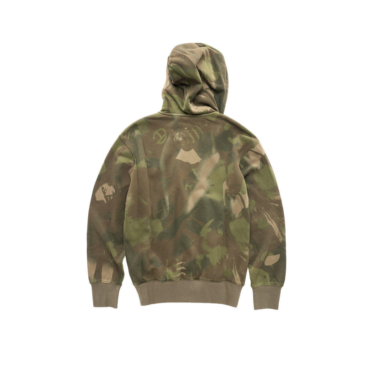 Camo Zip Up Hoodie - Jungle - Sweaters & Hoodies