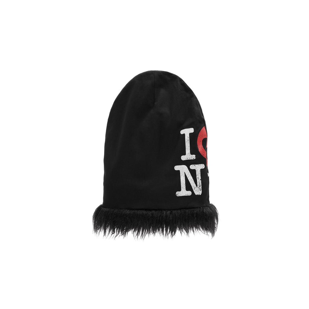 Canal Fur Beanie - Black - Hats & Beanies