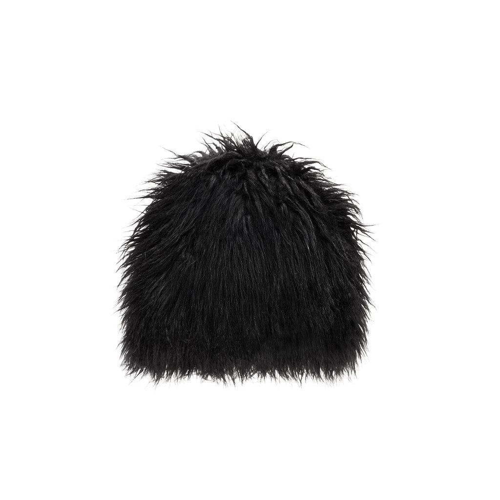 Canal Fur Beanie - Black - Hats & Beanies