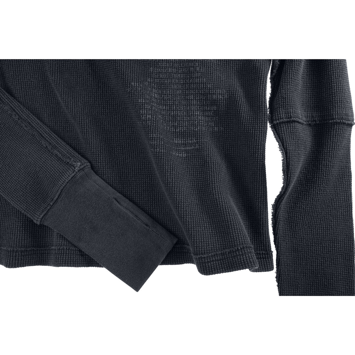 Care Label Thermal Long Sleeve - Black - Sweaters & Hoodies