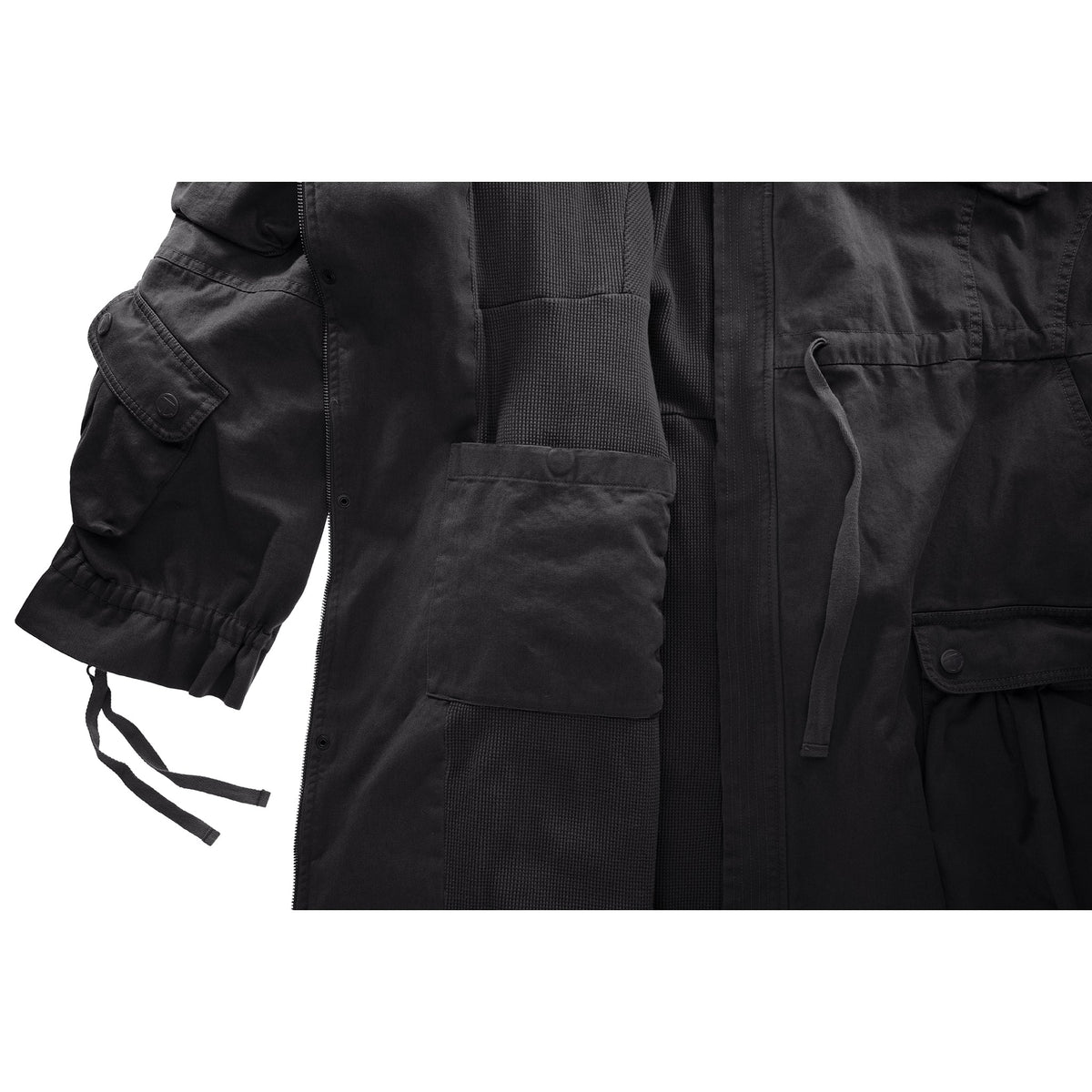Cargo Parka - Black - Jackets & Outerwear