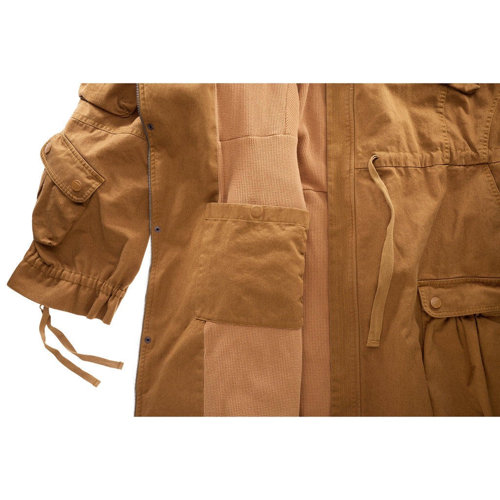 Cargo Parka - Tan - Jackets & Outerwear