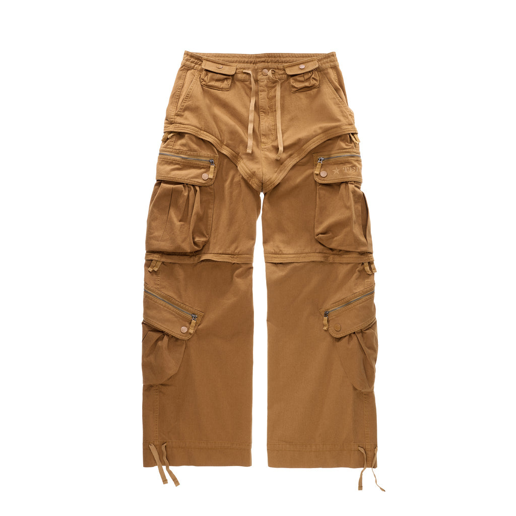 Convertible Cargo Pant - Tan - Pants & Shorts