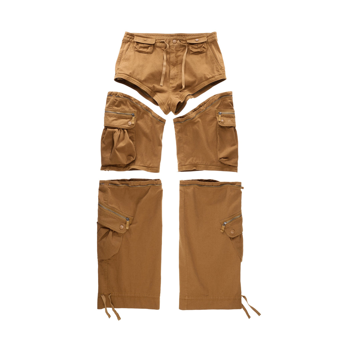 Convertible Cargo Pant - Tan - Pants & Shorts