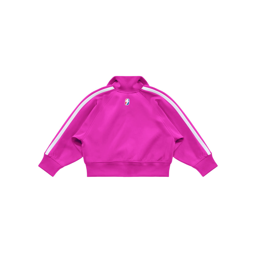 Cropped Track Jacket - Azalea - Jackets & Outerwear