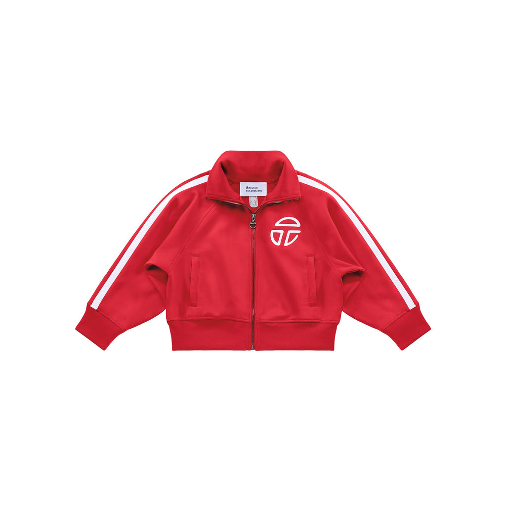 Cropped Track Jacket - Red - Jackets & Outerwear