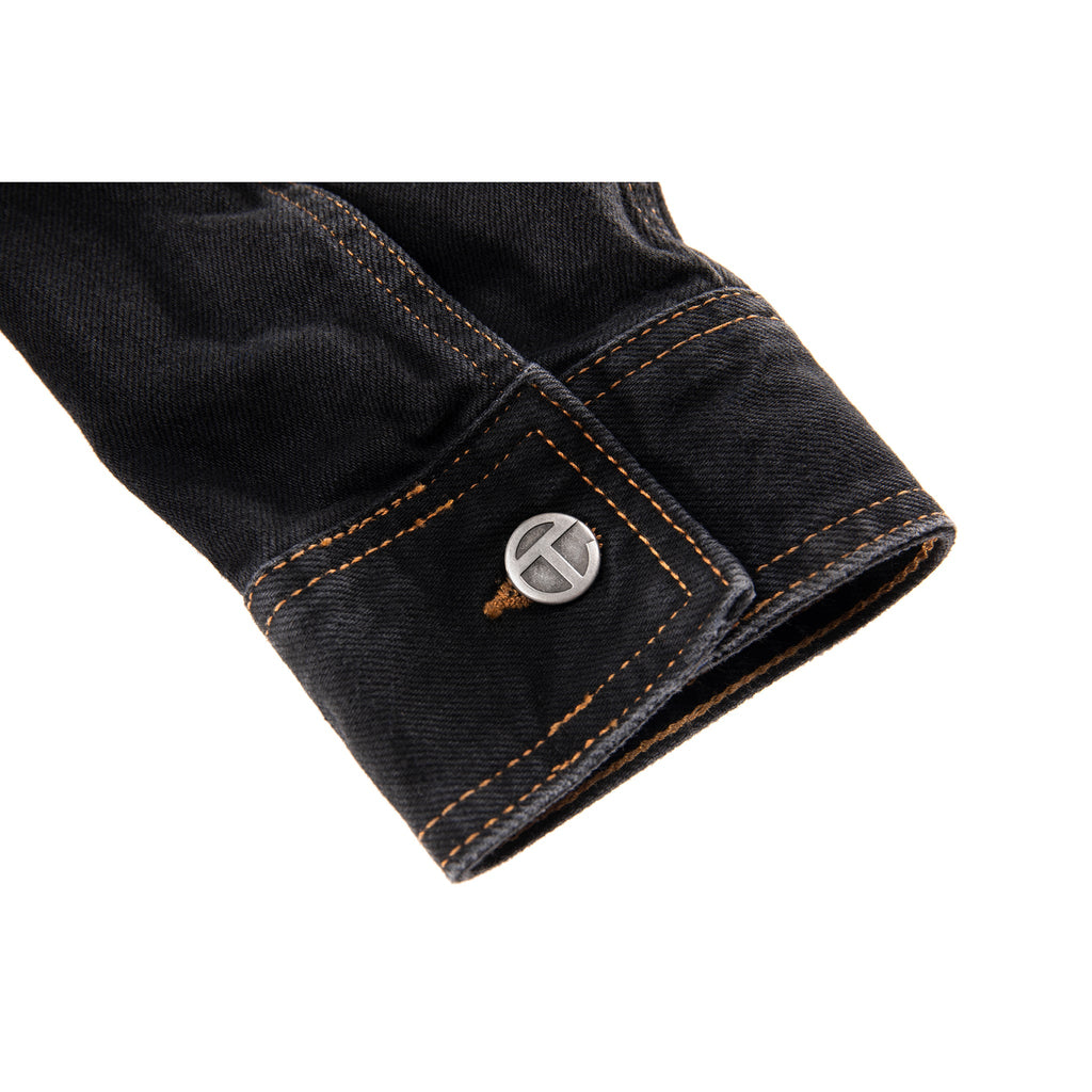 Cropped Detachable Jean Jacket - Black - Jackets & Outerwear