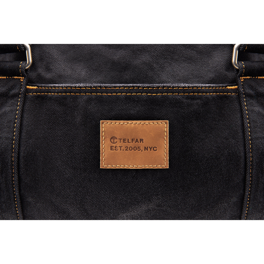 Large Denim Duffle - Black - Duffles & Travel Bags