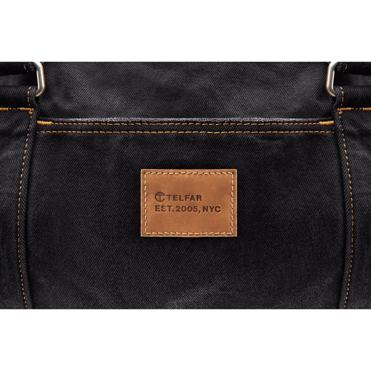 Large Denim Duffle - Black - Duffles & Travel Bags
