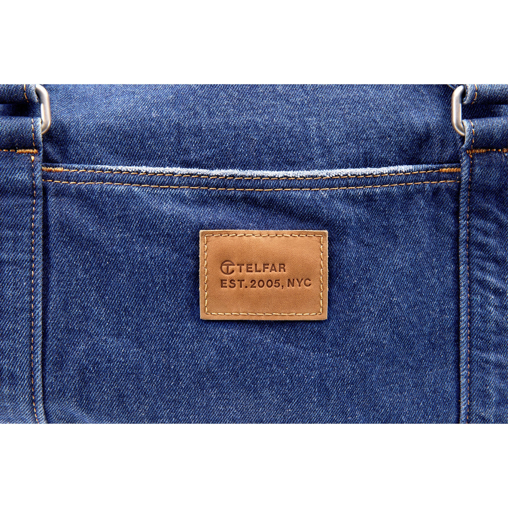 Large Denim Duffle - Blue - Duffles & Travel Bags