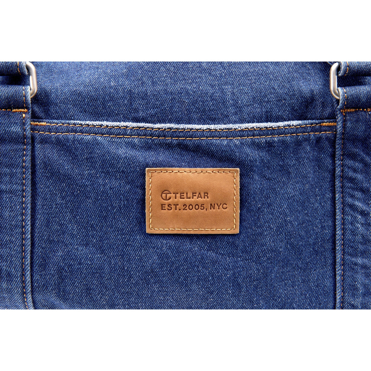 Large Denim Duffle - Blue - Duffles & Travel Bags