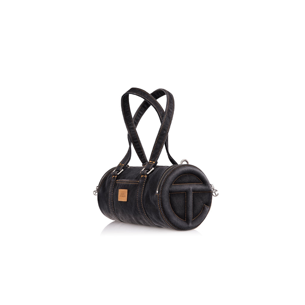Medium Denim Duffle - Black - Duffles & Travel Bags