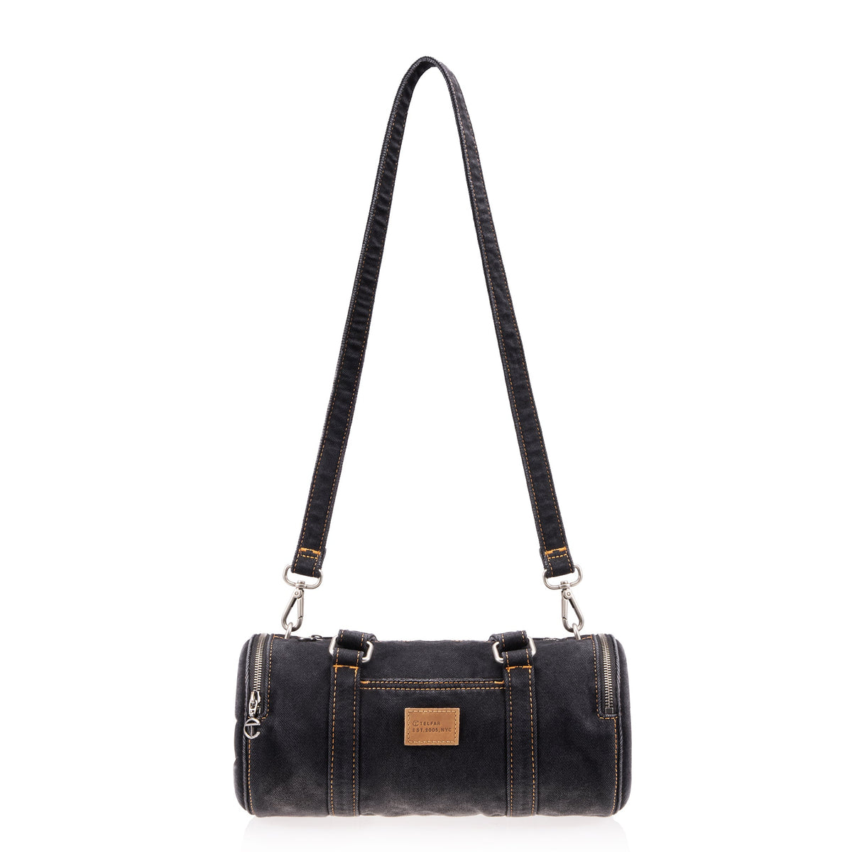 Medium Denim Duffle - Black - Duffles & Travel Bags