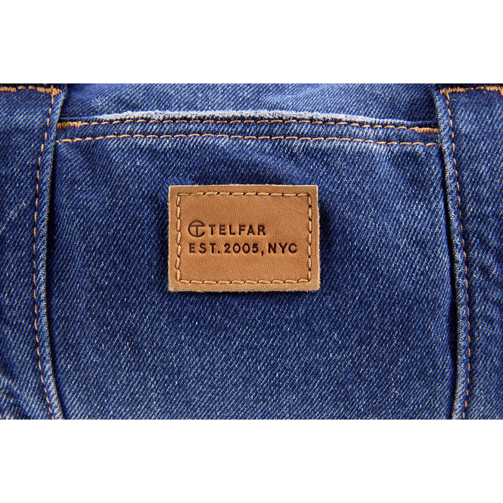 Small Denim Duffle - Blue - Duffles & Travel Bags