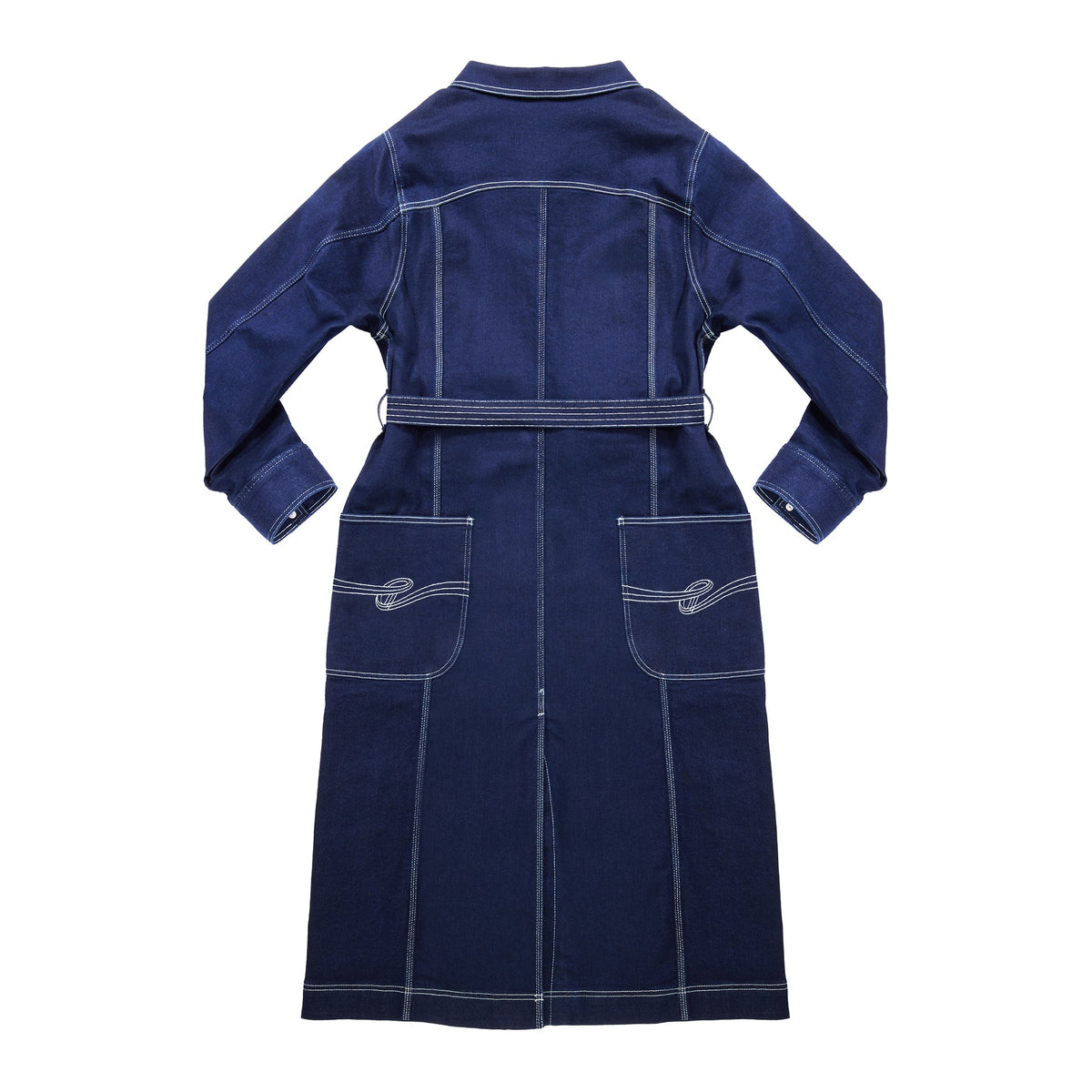 Denim Duster Jacket - Blue - Jackets & Outerwear