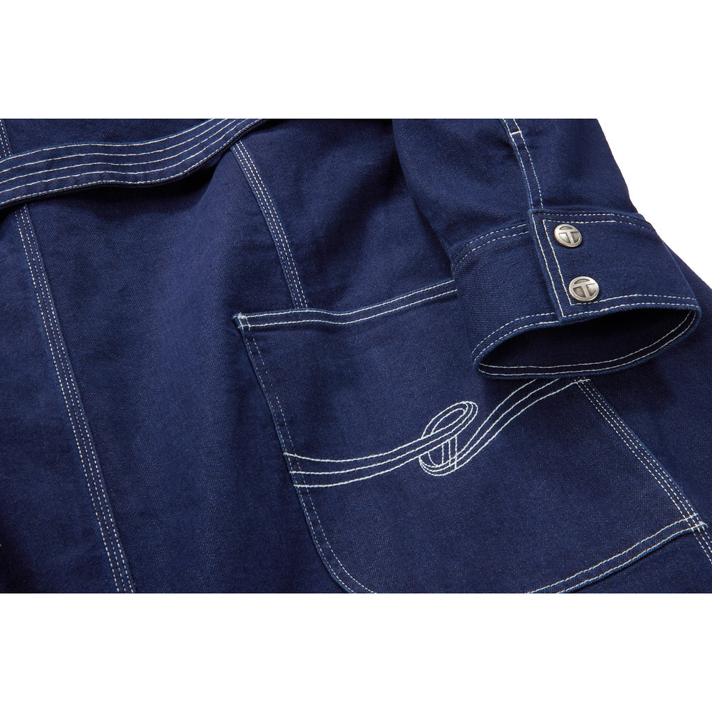 Denim Duster Jacket - Blue - Jackets & Outerwear