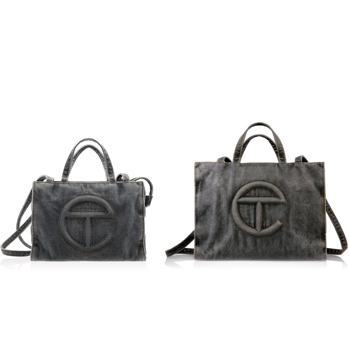 Shmedium Denim Shopper - Black - Shopping Bags & Shoppers
