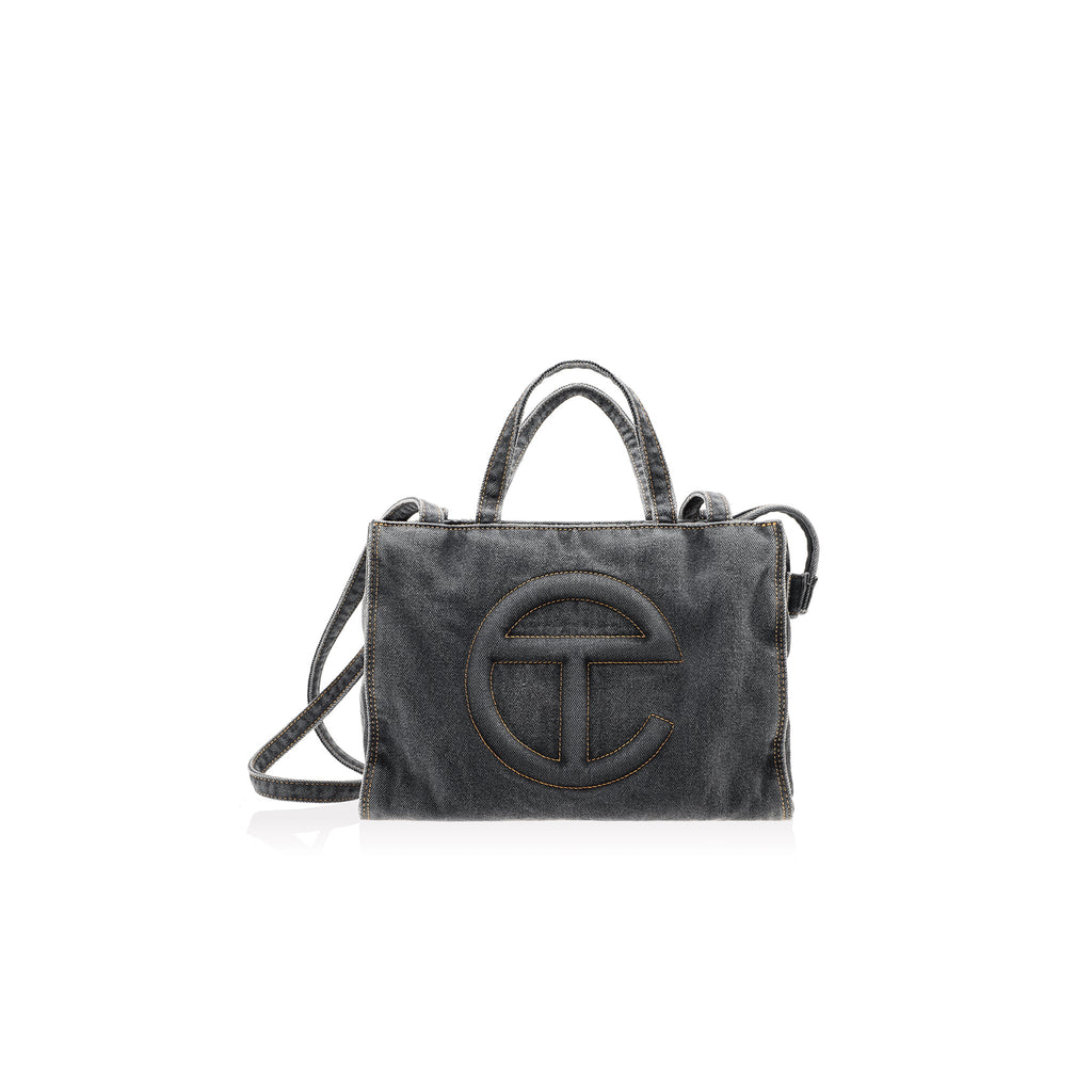 Shmedium Denim Shopper - Black - Shopping Bags & Shoppers