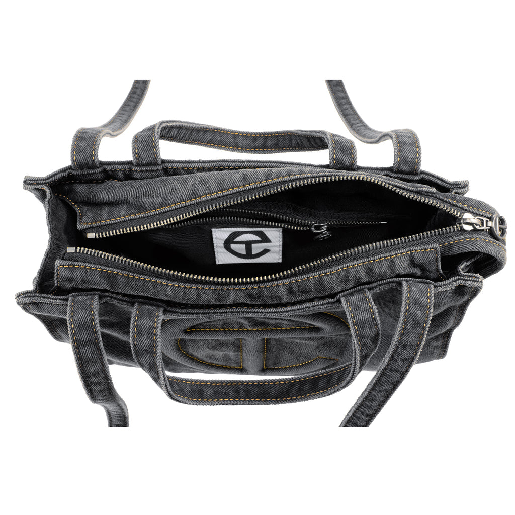 Shmedium Denim Shopper - Black - Shopping Bags & Shoppers