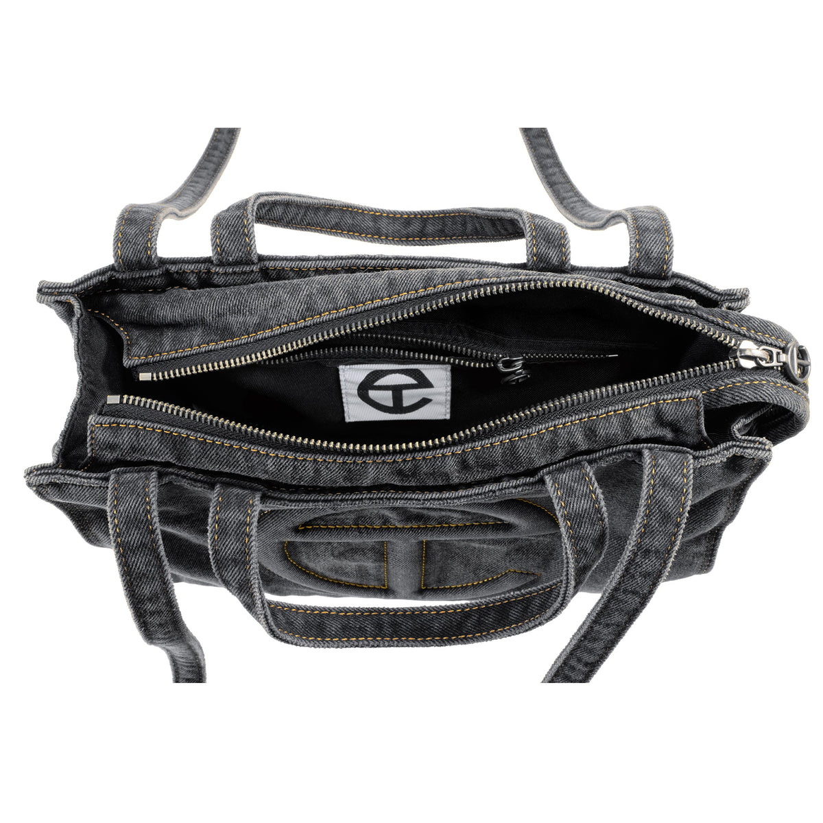 Shmedium Denim Shopper - Black - Shopping Bags & Shoppers