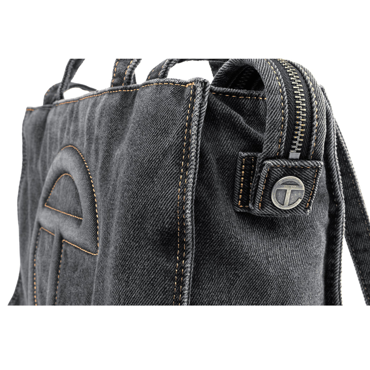 Shmedium Denim Shopper - Black - Shopping Bags & Shoppers