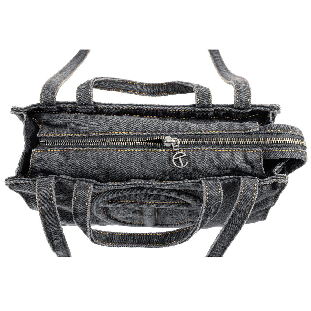 Shmedium Denim Shopper - Black - Shopping Bags & Shoppers
