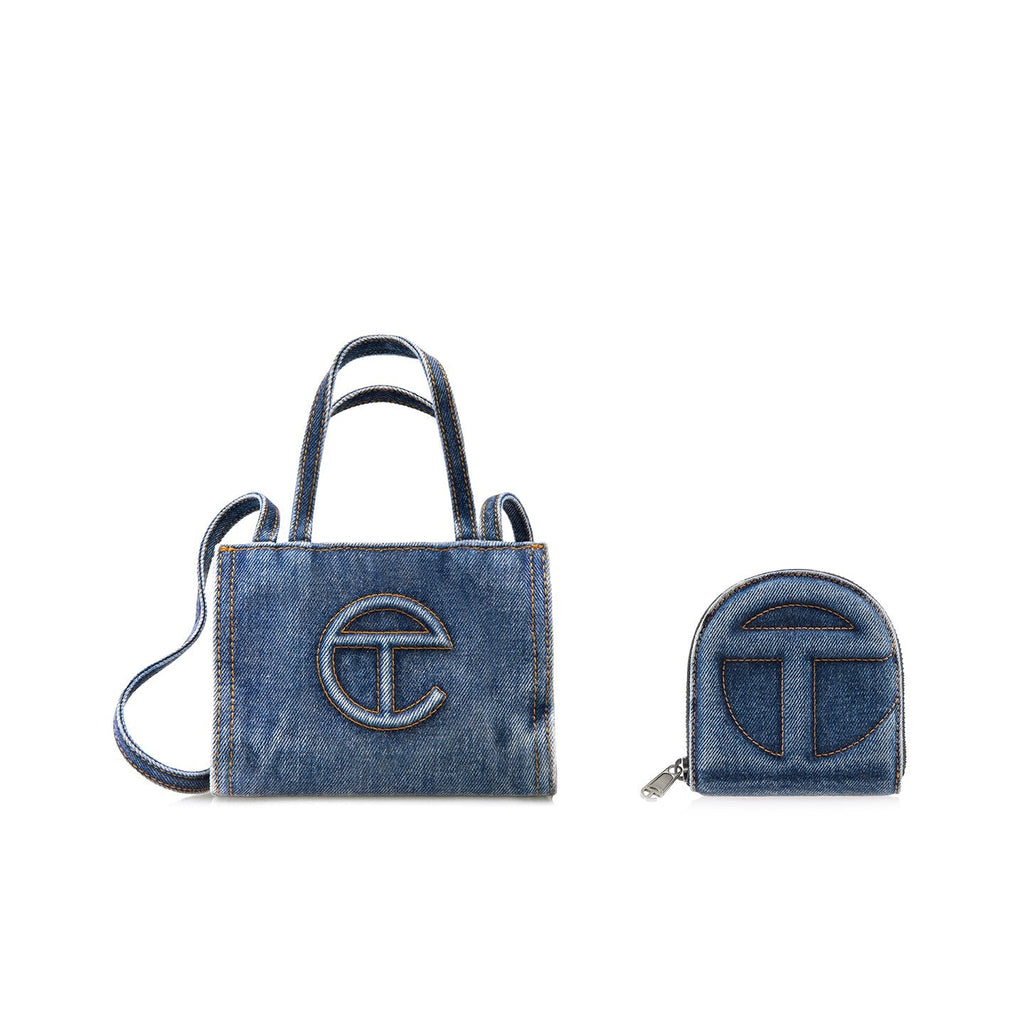 Telfar Wallet - Blue Denim - Wallets & Card Holders