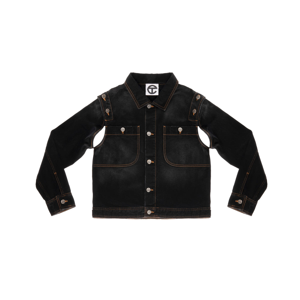 Detachable Jean Jacket - Black - Jackets & Outerwear