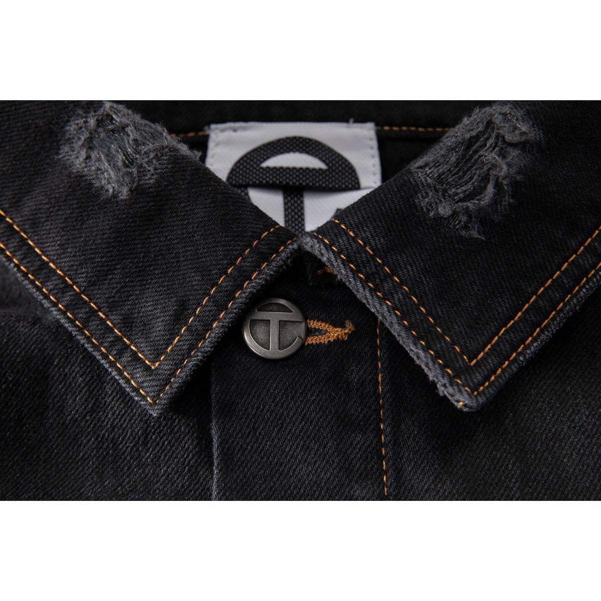 Detachable Jean Jacket - Distressed Black - Jackets & Outerwear
