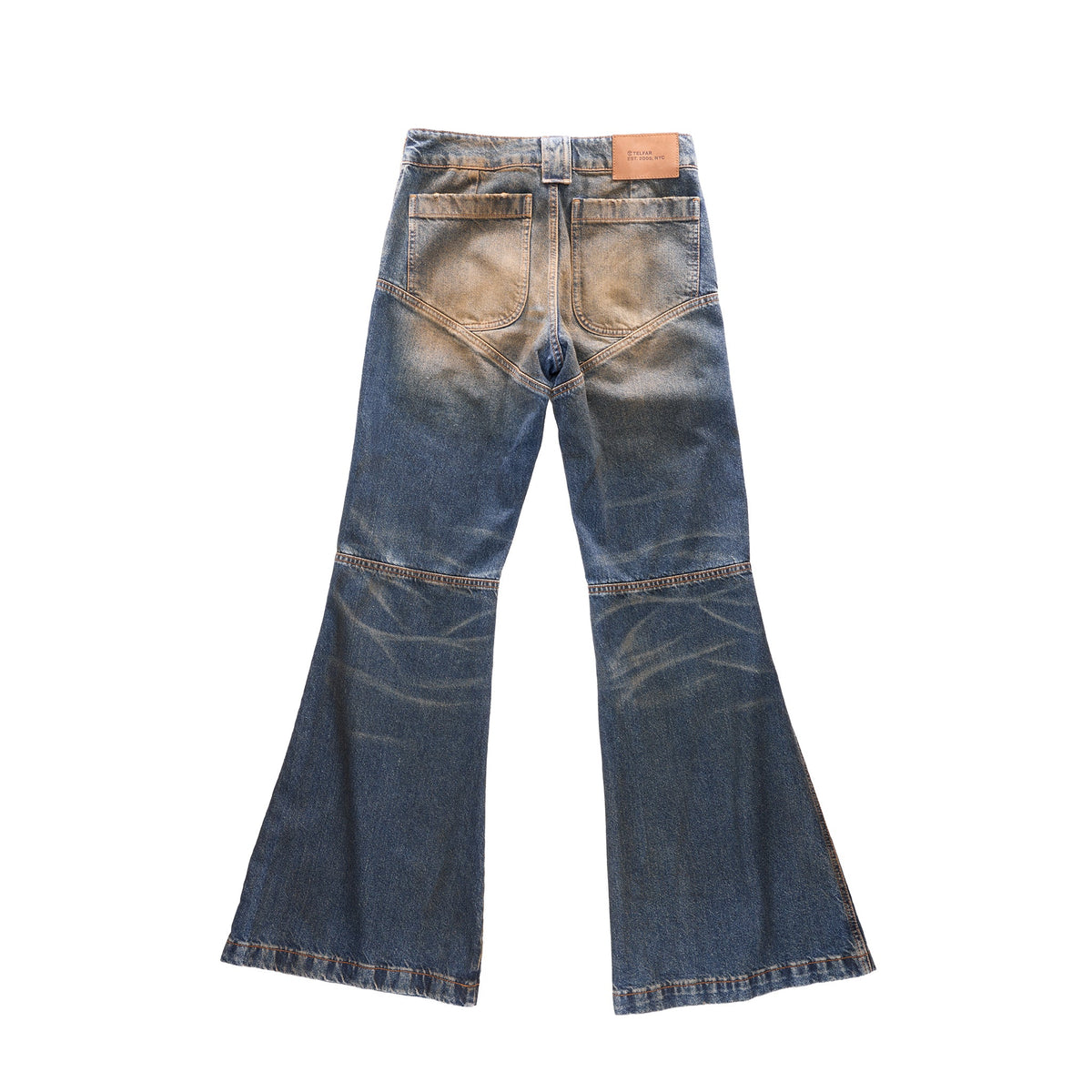 Dirty Bell Bottom Jean - Blue - Pants & Shorts
