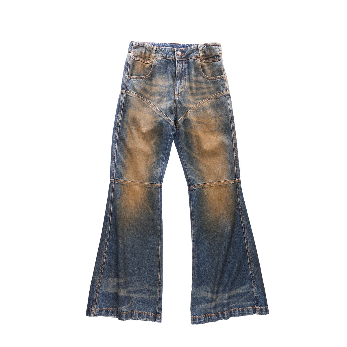 Dirty Bell Bottom Jean - Blue - Pants & Shorts