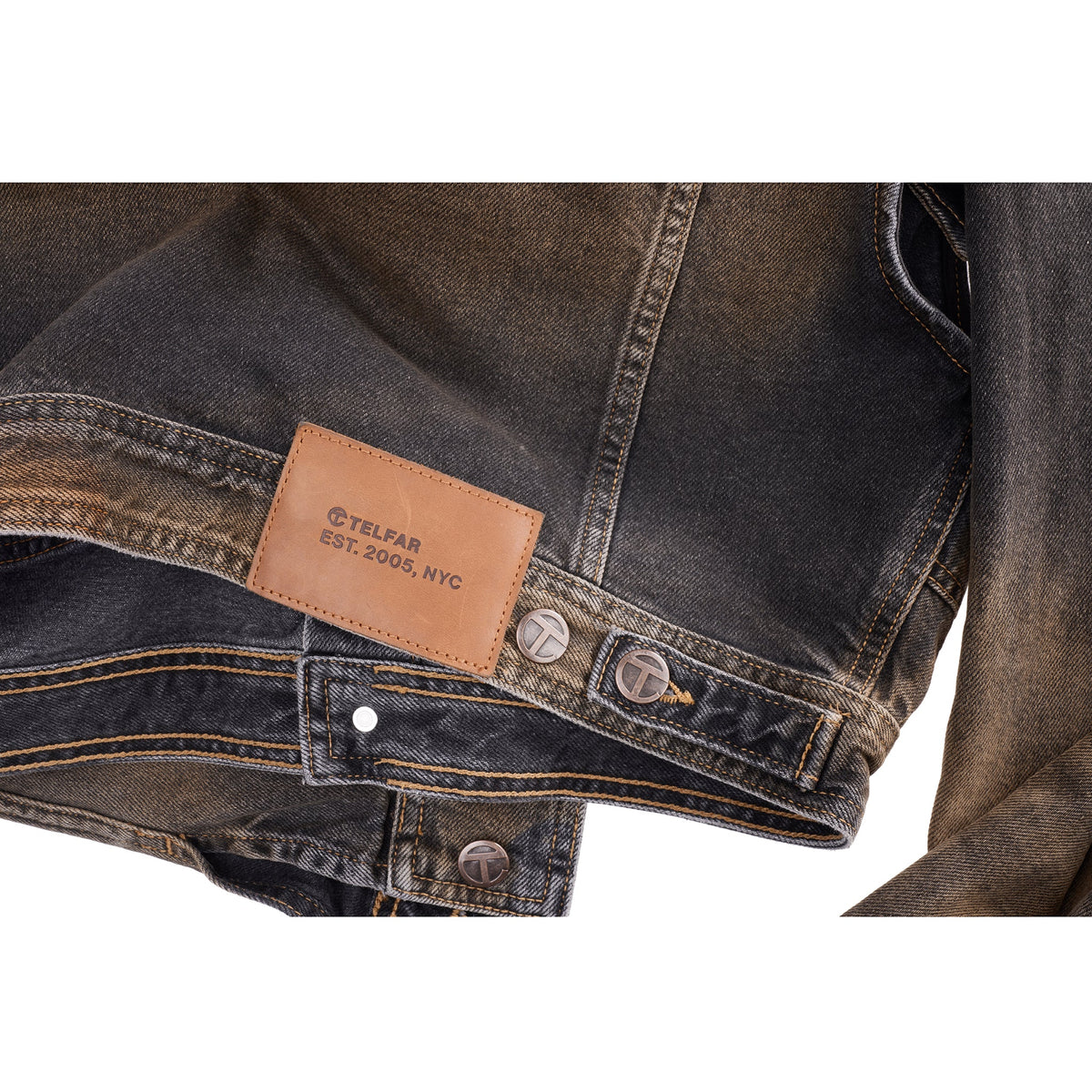 Dirty Cropped Detachable Jean Jacket - Black - Jackets & Outerwear
