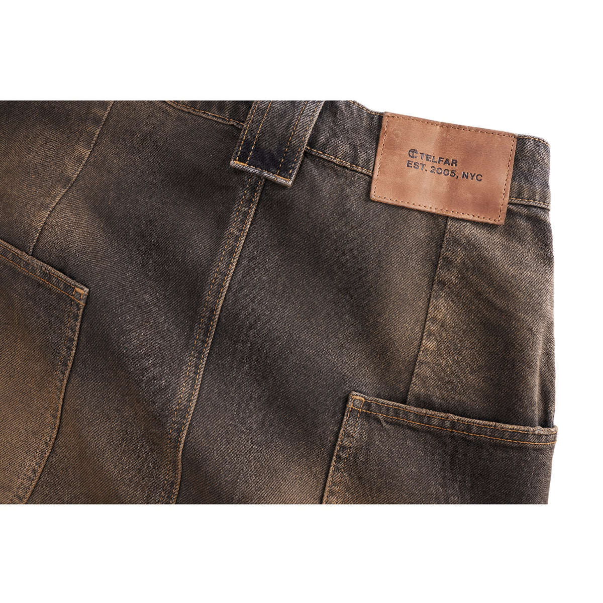 Dirty Long Jean Skirt - Black - Dresses & Skirts